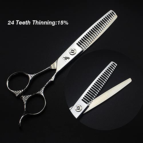 Salon Barber Haarschere Set Stahl Professionelle Friseur Schneiden Schere Effilierschneider Styling Werkzeug,Schneideschere
