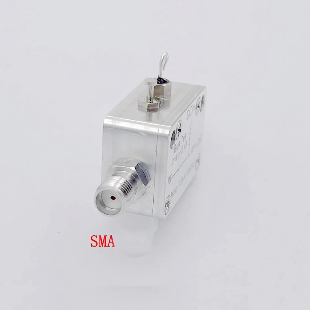 10 MHz-10 Ghz Bias Tee RF DC Block RF Isolateur CoAxial Biaser pour Ham Radio Haut Débit Amplificateur SDR Récepteur BiasTee