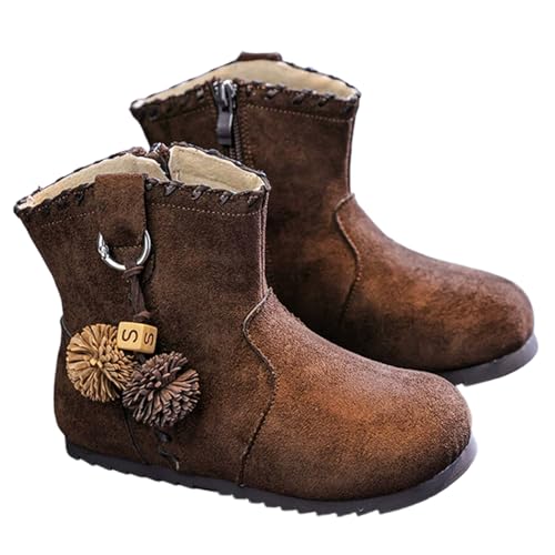 Bottines beige hiver enfant pour stopper le froid aux pieds de bébé