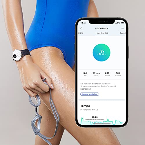 Withings Steel HR - Hybrid Smartwatch - Aktivitätstracker mit Connected GPS, Herzfrequenzmessungen, Schlafüberwachung, Smartphone-Benachrichtigungen, wasserdicht und einer Akkulaufzeit von 25 Tagen - Image 7