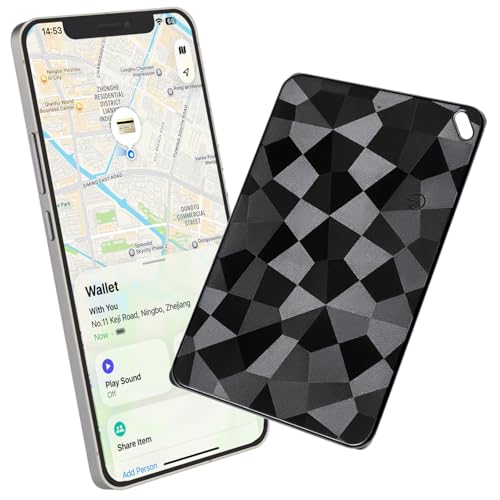 Bestray Slim Bluetooth Wallet Tracker, Wiederaufladbar, IP68 Wasserdicht, Smart Finder für Geldbörse, Reisepass, Gepäck & Handy – Kompatibel mit Apple Find My & Google Find Hub (iOS & Android)