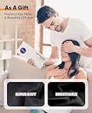 Heated Eye Mask, Warm Eye Compress, 3 Heat Levels Cordless Heated Eye Mask for Men Women, 1000mAh Rechargeable Battery, Detachable Design and Washable (Black) - Image 6