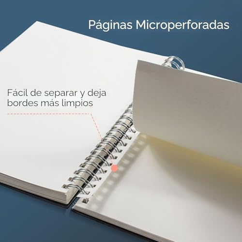 Miniatura 7 de Stationery Island Sketchbook A3, Cuaderno De Dibujo Tapa Dura, 200 G M De Papel De Grueso, Cuaderno De Bocetos Con Encuadernación En Espiral, Libro De Dibujo 50 Hojas 100 Páginas