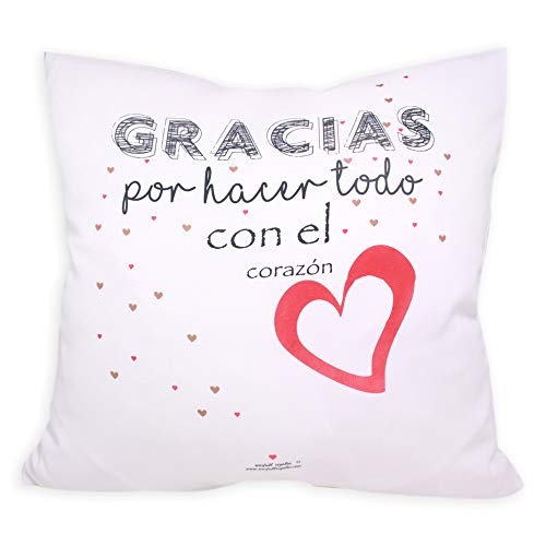 Worfull Regalos Cojín Personalizado con Frase motivadora Gracias ...