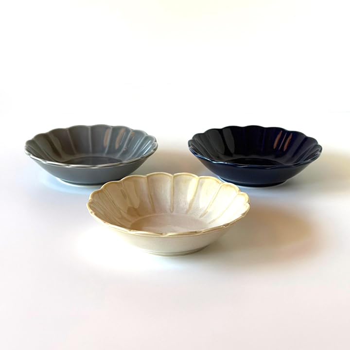 中鉢五点 Amazon.co.jp: flower Vintage 5.5浅ボウル 全3color ボウル 盛鉢 浅鉢