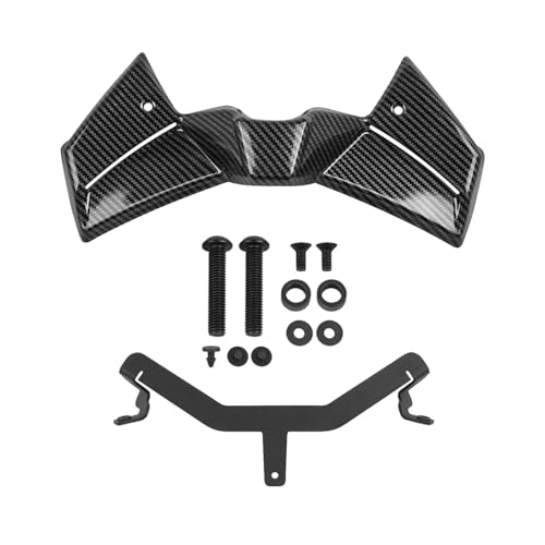 Becquet avant moto pour Yamaha MT-09 2024-2026 avec un design élégant style carbone