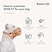 Baskerville Wide Fit Muzzle - For large broad nosed dogs, Boxer, Rottweilers, Breathable, Dog can Pant and Drink, Prevents Biting, Dog Training Muzzle for Medium and Large Dogs (Size 1)