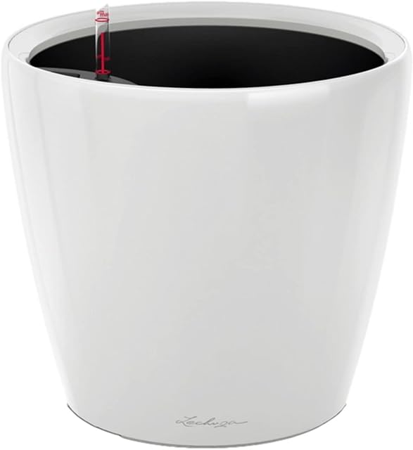 Lechuza Donica, System Nawadniania, Classico Premium Ls 43 Biały Optymalny Połysk, 16080