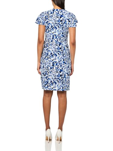 Image of Anne Klein Women's Flutter Sleeve Wrap Dress