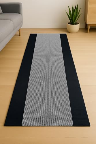 Image of 2x5 ft Cotton Carpet Runner - Breathable & Durable Rug for Hallway, Kitchen, and Balcony Styling