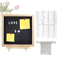 DAWCBVJQ Panel De Letras De Fieltro,Pizarra de Fieltro con Base