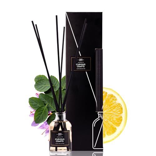Naturale e aromatico: gli oli profumati di alta qualità creano un diffusore di aromi rinfrescante con bastoncini che valorizzano qualsiasi ambiente, dal soggiorno al bagno. Perfetto per profumi per ambienti con eleganza senza tempo.