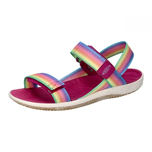 Keen Elle Backstrap Adjustable Comfortable Durable Open Toe Sandals, Rainbow/Festival Fuchsia, 12 Us Unisex Little Kid #TOP18