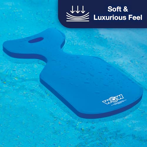 Image of WOW Sports Foam Water Saddle Float - Whale Tail - Soft Vinyl-Coated - Hands-Free Pool Seat - for Kids & Adults
