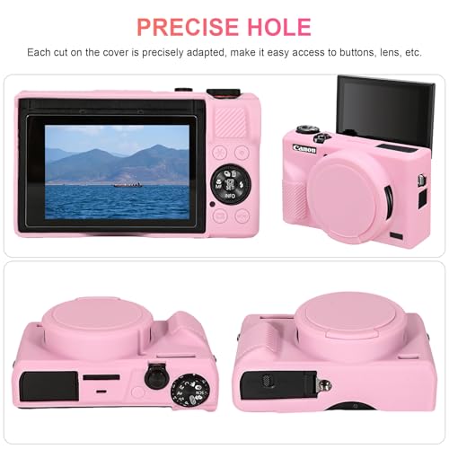 Funda rígida para Canon PowerShot G7X Mark III, color Jelly Pink miniatura 6