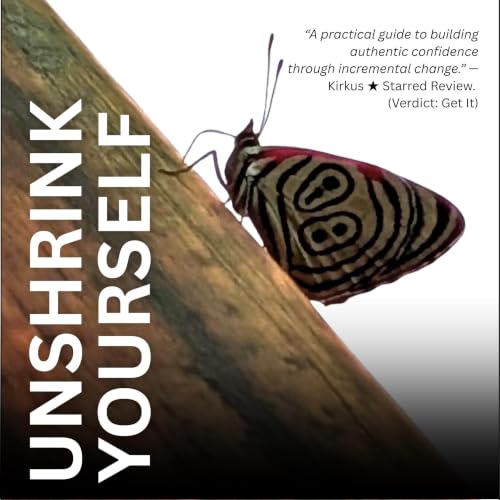 Diseño de la portada del título Unshrink Yourself
