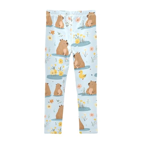 Girls' Leggings Cute Capybaras Duck Kids Yoga Tights Pants 1 Pack 208617212