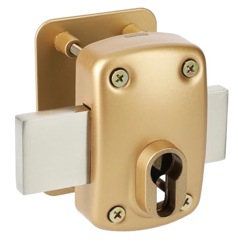 Verrou pour cylindre à profil européen 958E or sans cylindre - HERACLES - C5-95800E