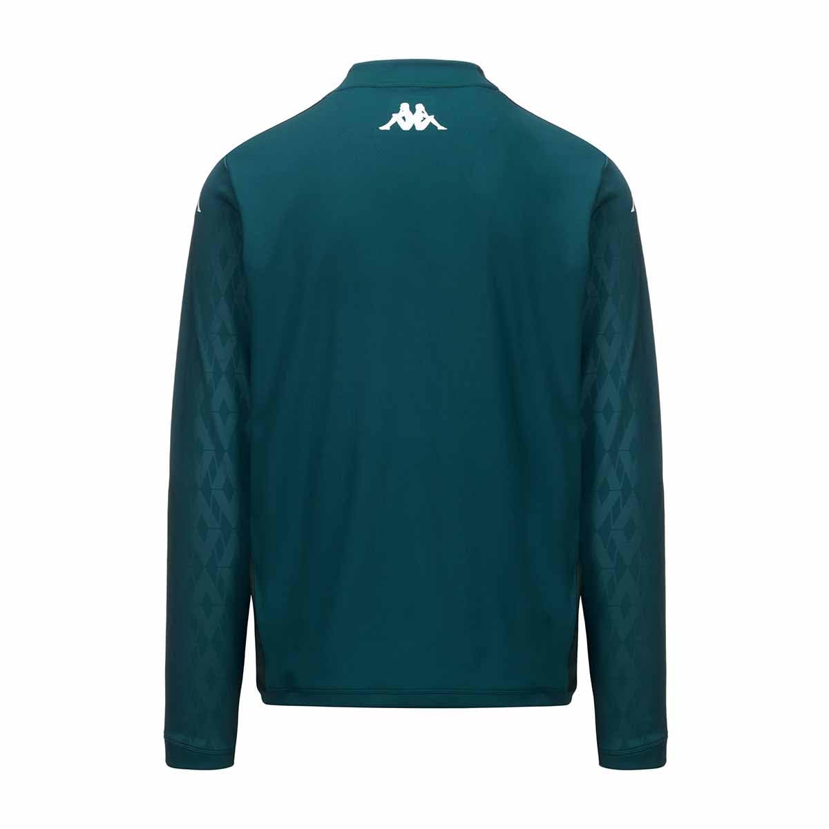 Kappa ARUN PRO 8 MONACO SWEAT ASM | MAN | SIZE XL | GREEN DK RAIN/GREEN DK