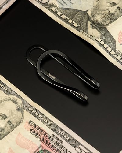 Craighill Station Money Clip - Front Pocket Cash Holder, Slim & Stylish for Credit & Business Cards, Durable Titanium3