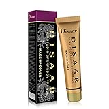 DISAAR BEAUTY Foundation Make-Up Cover Creamy Concealer Waterproof SPF30 Hypoallergenic (#101 IVORY)