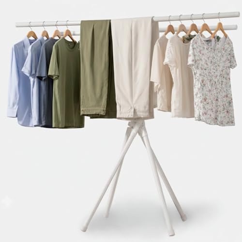 El Mejor Listado de Secadoras de ropa Fdit los más recomendados. 49 Archy Tendedero para Ropa Secador Portatil y Colgador Vertical con Ruedas, Plegable Colgador de Ropa para Interiores y Exteriores Facil de Guardar Organizador de Ropa (WZJ25)...