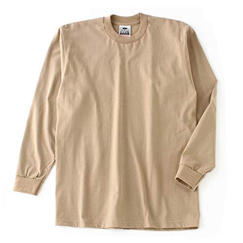 [プロ クラブ] ロンT 無地 長袖 HEAVY WEIGHT L S TEE (114)[並行輸入品] (XL, カーキ)（Amazon）