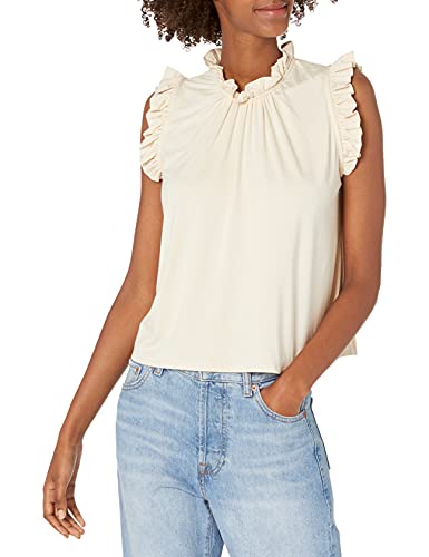 Rachel Pally Women's Jersey Phoebe TOP, Cream, L