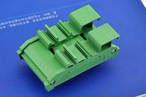 ELECTRONICS-SALON Bistable DPDT 8 Amp Relay Module, DC24V Coil, with DIN Rail Carrier Housing