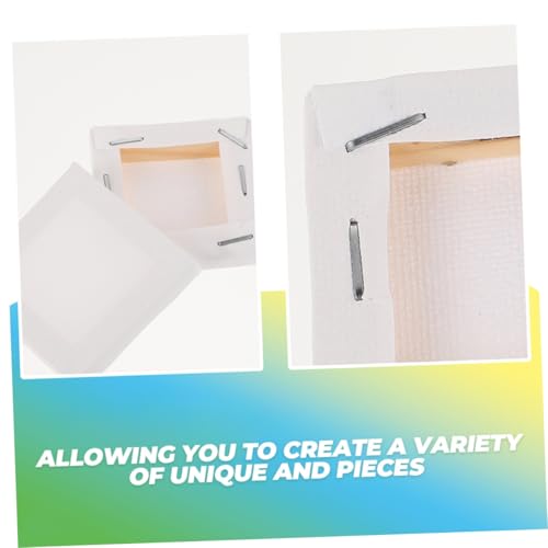 Mini lienzos de algodón blanco para pintar obras sin ocupar espacio 8