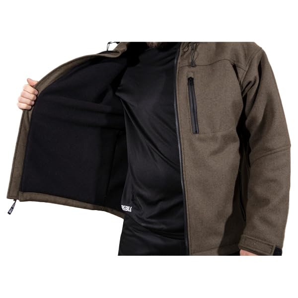 Image of Big Bill Hooded Fleece Lined Merino Wool Jacket for Hunting, Shooting and Winter Outdoors Made in Canada