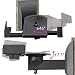 Suptek - Doble soporte de montaje en pared para altavoces de sonido...
