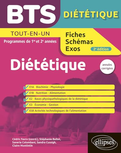 livre BTS Diététique tout en un 1re et 2e années