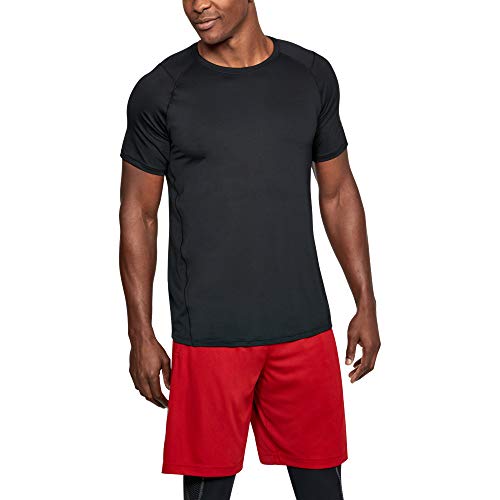 Under Armour Men's MK1 Short Sleeve T-Shirt , Black (001)/Stealth Gray , Black (001)/Stealth Gray