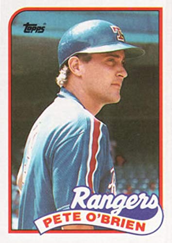 1989 Topps Baseball #629 Pete O'Brien Texas Rangers Official MLB