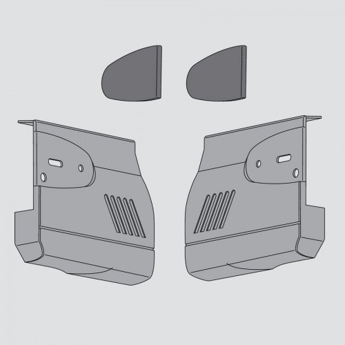 Blum Inc. 20K8000.NA Aventos HK Cover Set, Gray