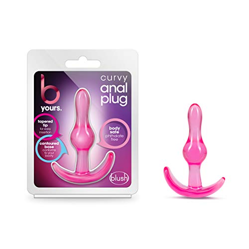 Blush B Yours Curvy Anal Plug Pink 8.4 cm