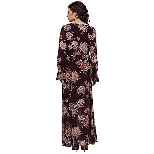 Image of Harpa V-Neck Printed Dress