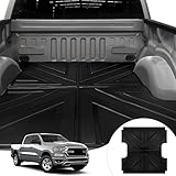 JTYZSM Fit for 2019-2023 Dodge Ram 1500 Bed Mat All-Weather Trunk Bed Liner for Ram 1500 Classic Accessories, 5.7ft