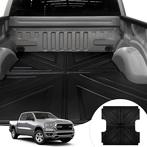 JTYZSM Fit for 2019-2023 Dodge Ram 1500 Bed Mat All-Weather Trunk Bed Liner for Ram 1500 Classic Accessories, 5.7ft