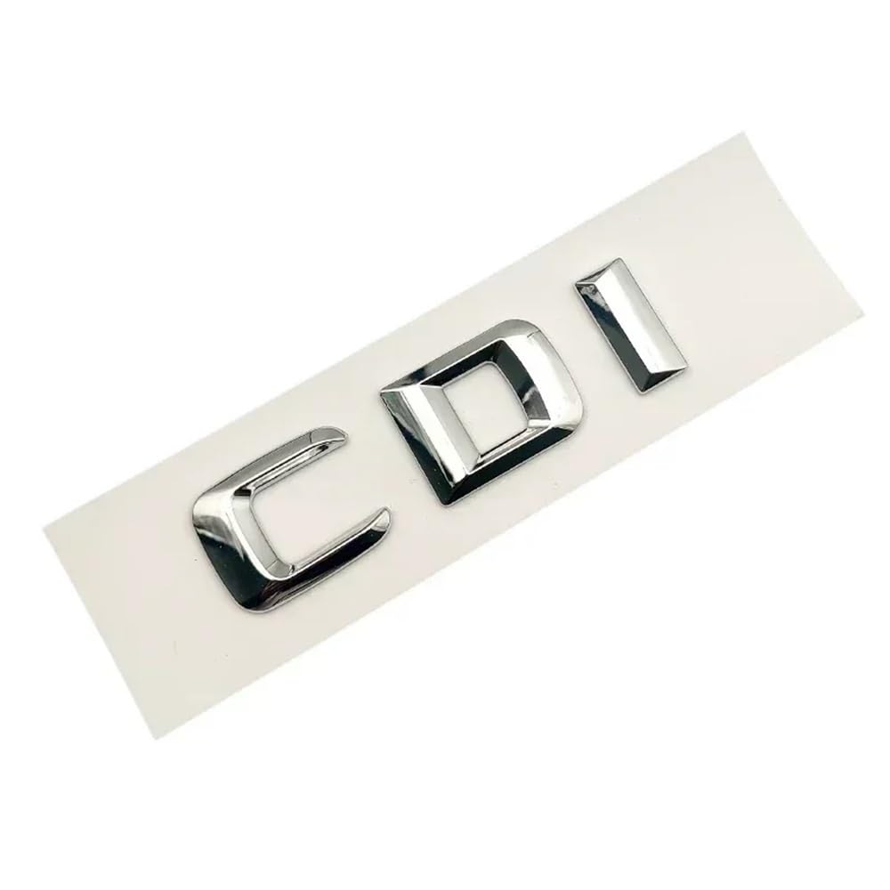YTQMoreBNZ YYDStes Compatible With Mercedes Benz B180 Logo Sticker CDI 4 Matic 4matic 3D ABS Chrome Glossy Black