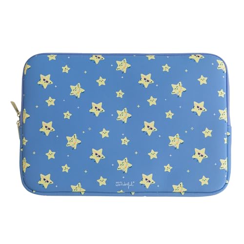 Mr Wonderful Funda Ordenador Portátil 15/15.6/16 Pulgadas Wondee Fundas rígidas maletín y Bolso portátil - Estrellas Mr Wonderful Regalos Originales para niñas y Mujeres