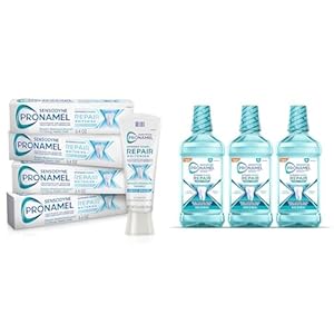 Sensodyne Pronamel Intensive Enamel Repair Toothpaste for Sensitive Teeth and Cavity Protection, Whitening Toothpaste to Strengthen Enamel, Arctic Breeze - 3.4 Ounces x 4