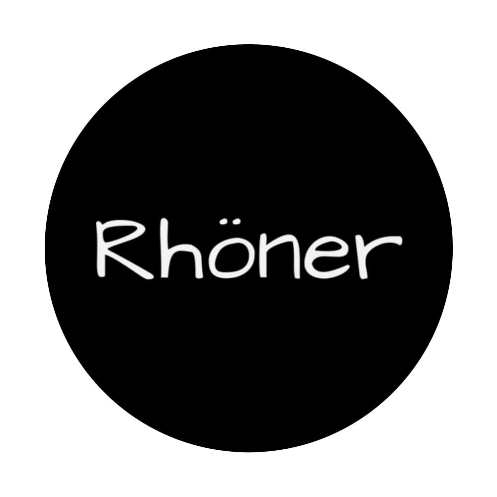 Rhoner, Hesse Bavaria Thuringia Germany, German Pride, Rhon PopSockets Swappable PopGrip, Black - Image 3