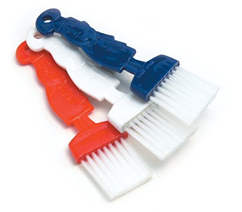 Fox Run Chef's Pastry Brush, 0.25 x 1.25 x 5.75 inches, Red