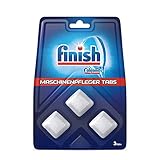 Finish Maschinenpfleger Tabs – Spülmaschinentabs gegen Schmutz & Fett im Inneren der Spülmaschine – 1 x 3 Geschirrspülreiniger Tabs