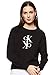 Produktbild Calvin Klein Jeans Damen Mirrored Monogram Cotton Sweater Pullover, CK Schwarz, L