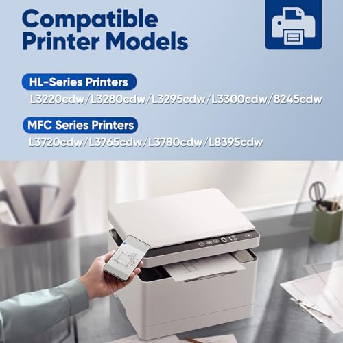 Image of TN229 TN229XL 229XL Toner Cartridges MFC-L3780CDW Compatible Replacement for TN 229XL TN-229XL TN229 /XL /V Use with MFC-L3780CDW MFC-L3720CDW HL-L3220CDW HL-L3280CDW Printers High Yield