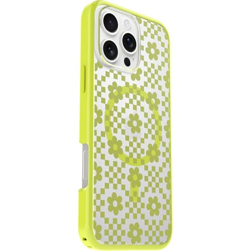 Image of OtterBox iPhone 16 Pro Max Symmetry Series Clear Case - Daisy Dance (Yellow) - Ultra-Thin, Sleek iPhone Case, Floral iPhone Case