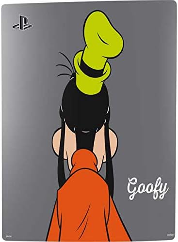 Skinit Decal Gaming Skin Compatible with PS5 Bundle - Officially Licensed Disney Friends Goofy Backwards Design